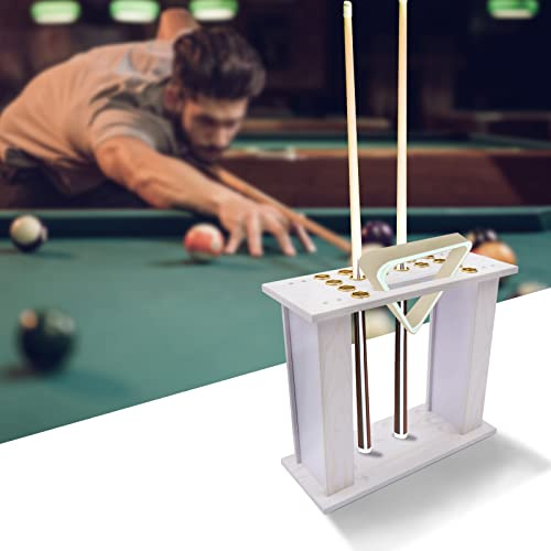 GAOUSD Support de Queue de Billard Porte Queue de Billard 16 Trous Support de Billard de Stockage Multifonctionnel Style au sol,Convient pour Lounge, Bar, Divertissement, Club
