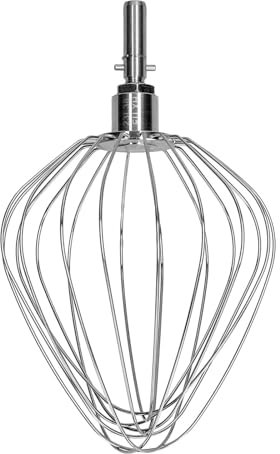 ensipart Schneebesen für Küchenmaschine kompatibel mit KENWOOD KW717152 Rührbesen aus Edelstahl