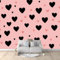 Pink Love Heart Mural Wallpaper Pink Photo Wallpaper Wall Mural Kids Aldult Bedroom Wall Mural Home Poster Decoration 250x175 cm