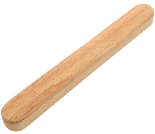 PRETYZOOM Porte Baguettes Portable En Bois Naturel Boîte Réutilisable Pour Couverts Étui Compact 9.84 X 1.18 X 0.91 in Repas Extérieur Camping Usage Quotidien