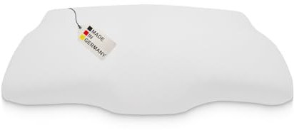 DUKAL | Bezug für Derila (Queensize) Memory Foam Kopfkissen | 30 x 50 cm | aus hochwertigem DOPPEL-Jersey | 100% Baumwolle | Farbe: Weiss