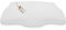 DUKAL | Bezug für Derila (Queensize) Memory Foam Kopfkissen | 30 x 50 cm | aus hochwertigem DOPPEL-Jersey | 100% Baumwolle | Farbe: Weiss