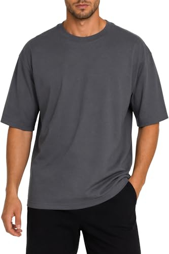 Reichstadt Shoulder Drop Herren T-Shirt 25RS071 Dark Grey L