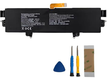 AEC634791-4S1P Remplacement de Batterie pour GPD Win Max 2 2022 2023 Handheld Gaming PC Series(15.4V 67.144Wh)
