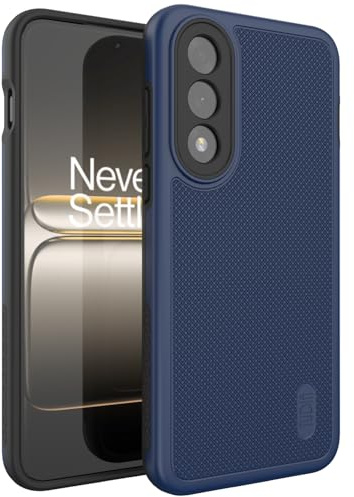 TUDIA DualShield Grip kompatibel mit OnePlus Nord 5 5G Hülle [MergeGrip] Militärqualität doppellagig stoßfest robust strapazierfähig Schutzhülle fürs Handy – Indigo Blau