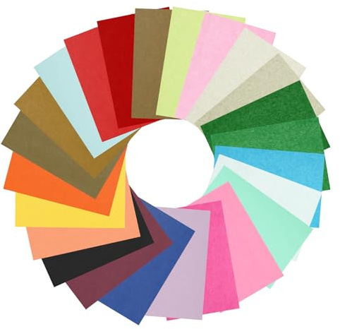 240 Blatt Seidenpapier Bunt A4, 24 Farben Transparentpapier zum Basteln | Glattes Bastelpapier Seidenpapier Verpackungsmaterial für Pompons, Papierblumen, Dekoration, Füllmaterial Geschenk