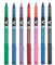 Pilot V5 Hi-Tecpoint Needle Rollerball Pen Extra-Fine Point - Assorted 7 Pack