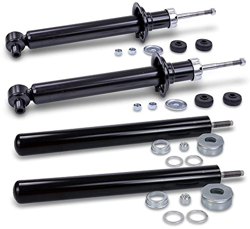 BESTPRICE 4x Öldruck Stoßdämpfer Vorne und Hinten Federbein inkl. Domlager & Staubschutzsatz, Kompatibel mit A udi 50 (863); VW DERBY (86)(86C, 80), POLO (86)(86C, 80) | Kompatibel mit: AUDI A3, A3, A3 Cabriolet, A3 Sportback, A4 B5, A4 B5 Avant, A4 B6, A4 B6 Avant, A6 C5, A6 C5 Avant
