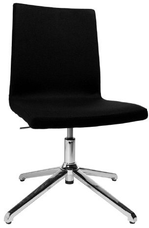 Topstar SEA190L50 Konferenz- und Besucherstuhl Sitness Cube, Bezugsstoff Schwarz