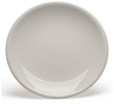 Tognana 29 cm Lido-Bandeja Redonda Porcelana, Color Blanco