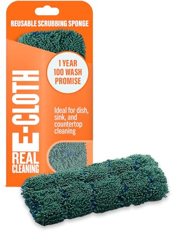 E-Cloth Kitchen Dynamo - Durable Microfiber Alternative to Smelly Disposable Sponges
