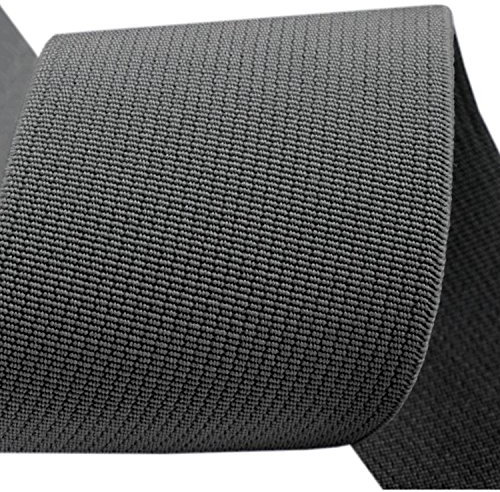 BIG-SAM - Gummiband/Gummilitze - 50mm breit - (5 Meter, Kohlegrau (4006))