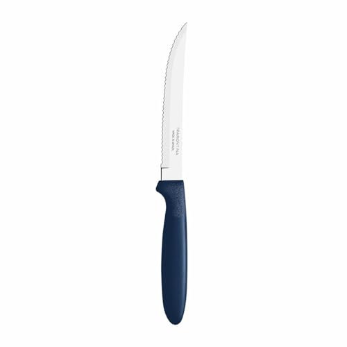 Tramontina Set de Cuchillos para Carne Ipanema Azul Oscuro Acero Inoxidable 3 Unidades