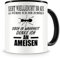 Samunshi® Ich denke an Ameisen Tiere Tasse Kaffeetasse Teetasse Kaffeepott Kaffeebecher Becher