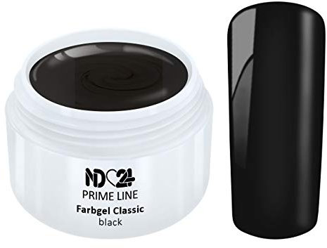 Prime Line - Color Uv Gel Led Farbgel Black Schwarz Studio Qualität - Made in Germany - 5ml