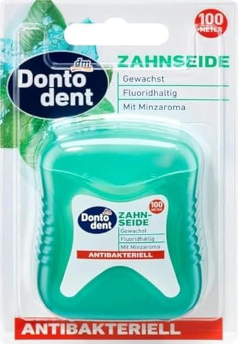 DONTODENT Zahnseide antibakteriell, 1 x 100 m
