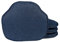 Klear Vu Omega rutschfeste Windsor-Stuhlkissen mit rutschfestem Sitzpolster für Esszimmer, Küche und Büro, 40,6 x 38,1 cm, Polyester-Polypropylen-Mischgewebe, Indigo, 4 Stück (1 Stück)
