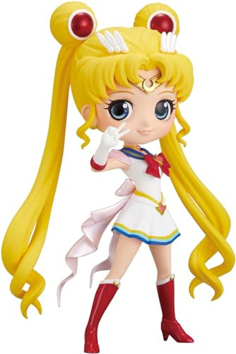Banpresto - The Movie Sailor Moon Eternal - Super Sailor Moon Q Posket-Figur, Mehrfarbig