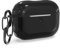 ORETECH Compatibile con Cover Airpods PRO, Custodia per Airpods PRO,Heavy Duty Airpods PRO Protettiva 2in1 Ibrida Silicone Gomma e Fibra di Carbonio Hard PC per Apple Airpods PRO(LED Visibile) - Nero