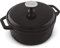 Cazo de hierro fundido, 2,3 L Capacidad, Negro