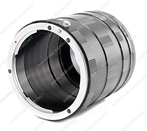 Lot de tubes Macro extension compatible avec Panasonic Lumix Micro 4/3 M4/3 Tube rallonge G100 G95 G90 G7 GF7 GM5 GH4 GM1 GX7 G6 GF6 GH3 G5 GF5 GX1 GF3 G3 GF2 GH2 GH1 GH1 GH1 G1 GF1. GX8