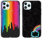 Yoedge 2 Stück Handyhülle für iPhone 6 / iPhone 6S Hülle mit Mädchen Aesthetic Muster Design, Ultra Dünn Weich TPU Silikon Handyhülle Stoßfest Bumper Schutzhülle für iPhone 6S 4,7 Zoll, Regenbogen