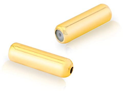 50 Stück Metall-Broschen, Pin-Stick-Rückseite, Anstecknadel, Gummistopfen für Schmuck, DIY-Zubehör (Gold)