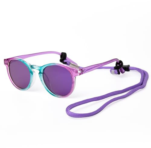 Kiddus Lunettes de Soleil Polarisées, Enfants Filles & Garçons, 4-7 Ans, Protection UV 100%, Stylées