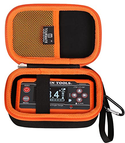 Tourmate Hard Storage Case Compatible with Klein Tools 935DAGL Digital Level Angle Finder (Only Case) Black