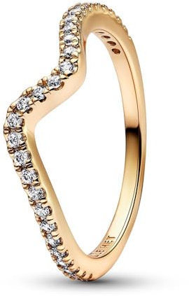 PANDORA Sparkling Wave Ring 162539C01-50