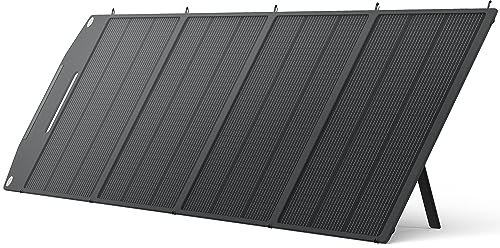 Dabbsson DBS200S Panel Solar Portatil 200W para Estacion de Energia - Placa Solar Fotovoltaica Flexible con Soporte Ajustable - Célula Monocristalina de Alta Eficiencia - IP65 Resistente al agua