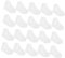 iplusmile 40 Stücke Durchsichtig Kunststoff Schuhspanner Füße Schaufenster Kinder Schuhe Ständer Kleinkind Booties Halter Schuhregal Für Kinder Durchsichtig Schuhregal Kinder Ständer Kinder