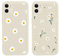 Yoedge 2 Stück Blumen HandyHülle für Apple iPhone 11 Hülle Blume 6,1, Silikon Handy Hülle für iPhone 11 Case 3D Daisy Gänseblümchen Muster Aesthetic Mädchen Frauen Geschenk Schutzhülle Weiß Cover