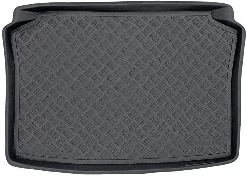 MOTOS Kofferraumwanne Kofferraummatte passt für Volkswagen Polo IV 2001-2009 Kompletter Schutz für Ihr Auto bei Allen Wetterbedingungen mit perfekt passenden kofferraummatten