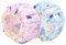 G2PLUS 2PCS Kids Shower Caps, Elastic Bath Caps for Kids, Double layer Children Shower Caps, Reusable Childs Shower Hats for Girls/Boys