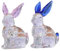 Eterspr Décorations en Verre de Lapin en Cristal, Miniature Lapin Ornement, Figurines d'animaux, Statue de Lapin, Vous Pouvez Décorer Votre Maison ou L'Offrir à Vos Parents, Amis et Enfants