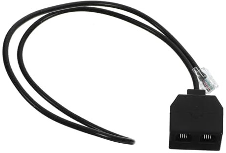 Hemobllo Telefonverlängerungskabel Rj11-splitter Telefonkabeladapter Kabeladapter Für Telefone Rj9-adapter Telefonsplitter Für Festnetz Telefonkonverter Gummi Abnehmbar Komponente
