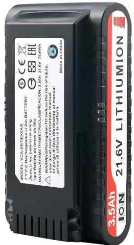 21,6 V 3500 mAh Lithium-Ionen-Akku for Staubsauger. Kompatibel mit Samsung Jet 90/Jet 75 Pet/Jet 75. Kabelloser Stabstaubsauger VCA-SBT90/XAA