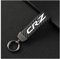 Générique Porte-CléS De Voiture pour Honda CR-Z, Porte-CléS De Voiture en Microfiber Cuir avec Anneau en D Pivotant à 360°,Black