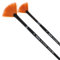 Creative Mark Beste Finest Golden Taklon Paint Brushes- Assorted Fan Blender Brush Set of 2- Multi-Diameter Natural Bristle Watercolor Brush- Short Handle Paint Brush for Acrylic Paint & Gouache Art