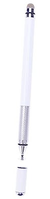 HOMSFOU Capacitive Stylus Pen Disc Tip for Touch Screen Phones and Tablets, Universal Screen Pens for Mobile and Laptop, White Color for Precise Drawing and Navigation