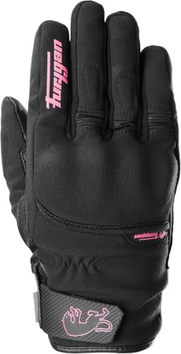 Furygan Jet Lady All Seasons D3O EVO - Motorradhandschuhe für Damen - 100% Lederhandfläche - Touchscreen-Kompatibilität - Komfort - Atmungsaktiv &