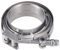 304 Stainless Steel 2 2.5 3 4 V Band Clamp 63mm 76mm Turbo Exhaust Pipe Vband Clamp Male Female Flange V Clamp Kits(76mm 3 inch)