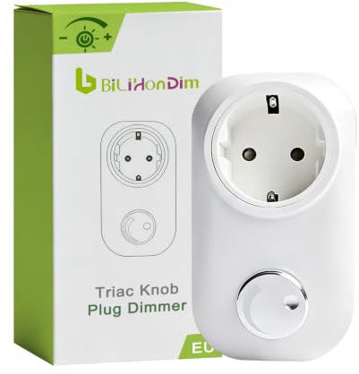 Bilihondim variateur de prise, variateur LED et halogène, interrupteur rotatif Plug & Play