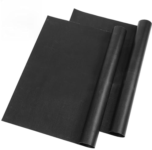 XLIUAX Oven Bottom Liners 40×50cm 2Pcs Non Stick Reusable BBQ Baking Mats | 2pcs Universal Non-Stick Reusable Oven Liners Sized 40×50cm As Cooker Bottom Protector Baking Sheet Bbq Grill Mat Cookers