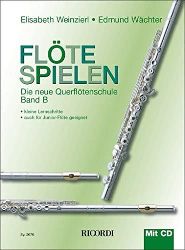FLOTE SPIELEN BAND B MIT CD FLUTE TRAVERSIERE +CD