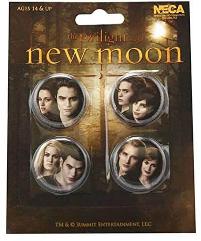 Neca - Twilight New Moon Button Badge 4-pack Cullen's