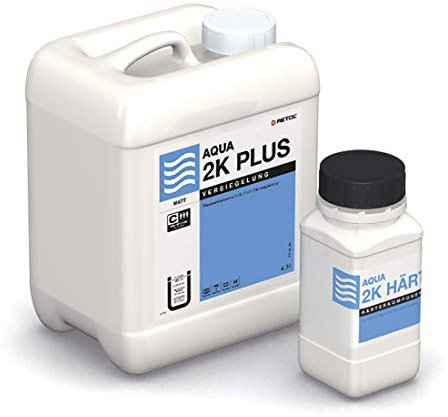 RETOL AQUA 2K Plus wasserbasierte Versiegelung, matt (4,575 l), für Parkett und Dielen