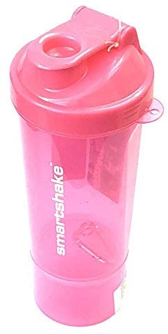 SmartShake 500 ml/18 oz, pink Slim neon, 1er Pack