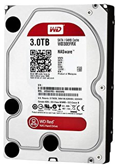 HD 3,5 3TB WD SATA RED NAS INTELLI POWER 64MB 6GB/S NAS STORAGE